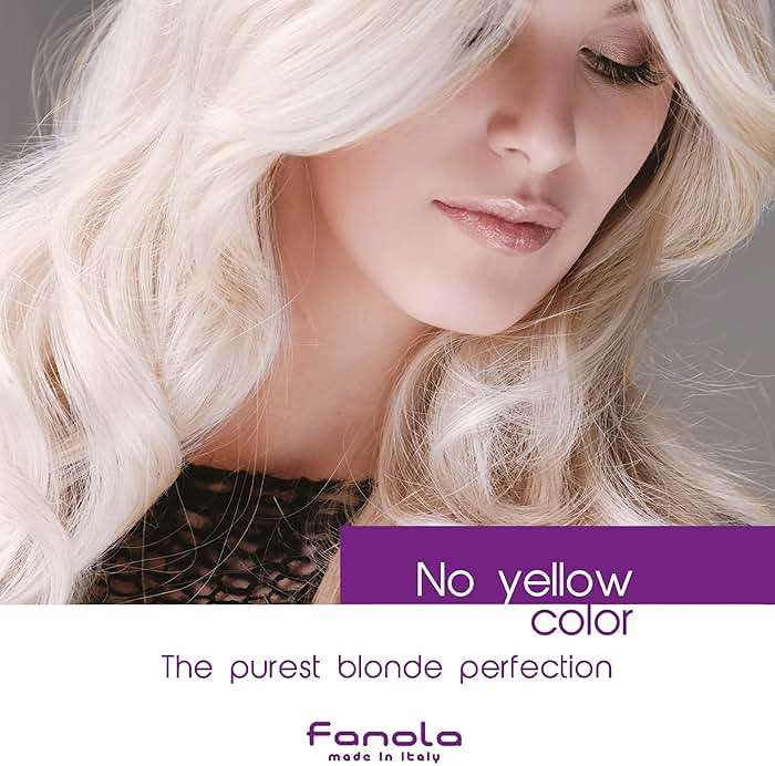 Fanola No Yellow Purple Shampoo - Purple Color Depositing Shampoo for Blondes, Bleached & Grey Hair - Formulated with Violet Pigment to Remove Brassy Tones from Hair (11.83 Fl oz) - Image 8