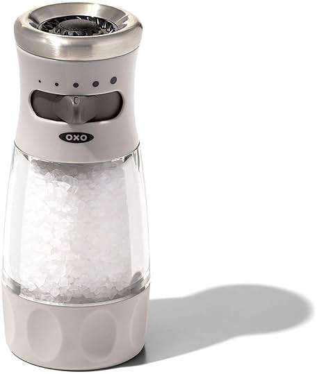OXO Good Grips Contoured Mess-Free Salt Grinder - Gray - Image 1