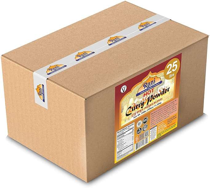 Rani Curry Powder Hot (11-Spice Authentic Indian Blend) 400oz (25lbs) 11.36kg Bulk Box ~ All Natural | Salt-Free | Vegan | No Colors | Gluten Friendly | NON-GMO | Kosher | Indian Origin - Image 7