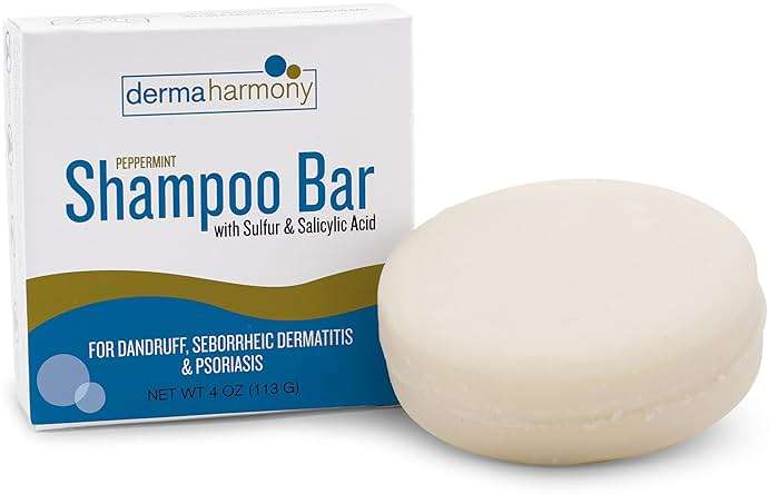 Dermaharmony 5% Sulfur 2% Salicylic Acid Shampoo Bar for Dandruff (4 oz) - Image 1