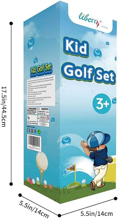 Liberry Toddler Golf Set with Cart, Plastic Golf Clubs & Balls for Kids Ages 1 2 3 4 5, Indoor Outdoor Sports Toys Birthday Gift for Boys & Girls - Image 9