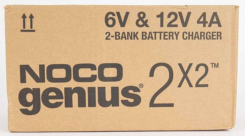 NOCO GENIUS2X2: 4A 2-Bank Smart Battery Charger (2A/Bank) - 6V/12V Automatic Maintainer, Trickle Charger & Desulfator with Overcharge Protection & Temperature Compensation – for Lead-Acid & Lithium - Image 10
