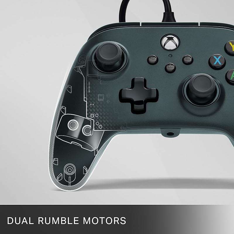 PowerA Wired Controller for Xbox Series X|S - Black, gamepad, wired video game controller, gaming controller, works with Xbox One and Windows 10/11 - Image 4
