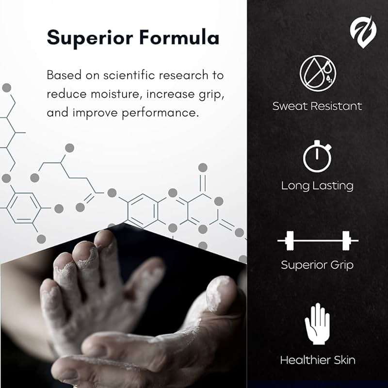 EVMT Brands Liquid Chalk, Mess Free Gym Chalk for Weightlifting, Gymnastics, Rock Climbing, Dancing. Sweat Resistant and Long Lasting for Stronger Grip. - Image 2
