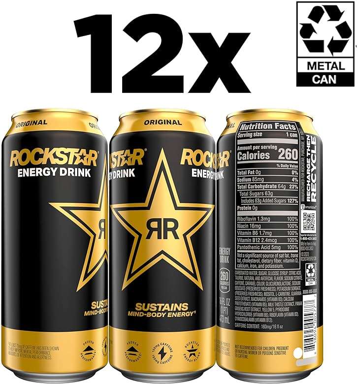 Rockstar Original Energy 16oz 12pk - Image 3
