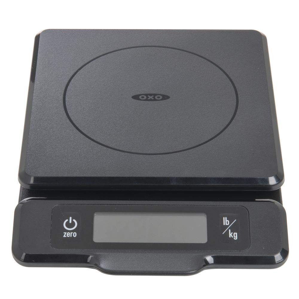 OXO Good Grips 5-lb Kitchen Scale with Pull-Out Display, Black - Product Image
