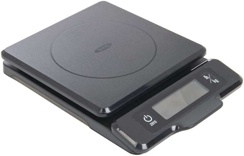 OXO Good Grips 5-lb Kitchen Scale with Pull-Out Display, Black - Image 4