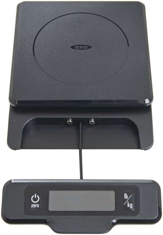 OXO Good Grips 5-lb Kitchen Scale with Pull-Out Display, Black - Image 6
