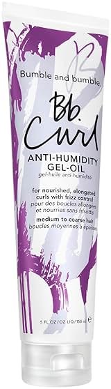 Bumble and bumble. Curl Anti-Humidity Gel-Oil | Anti Frizz | Adds Bounce, Shine, Moisture |For Medium to Thick Coily, Curly Hair | With Jojoba, Avocado + Coconut Oil | Standard Size, 5 Fl Oz - Product Image