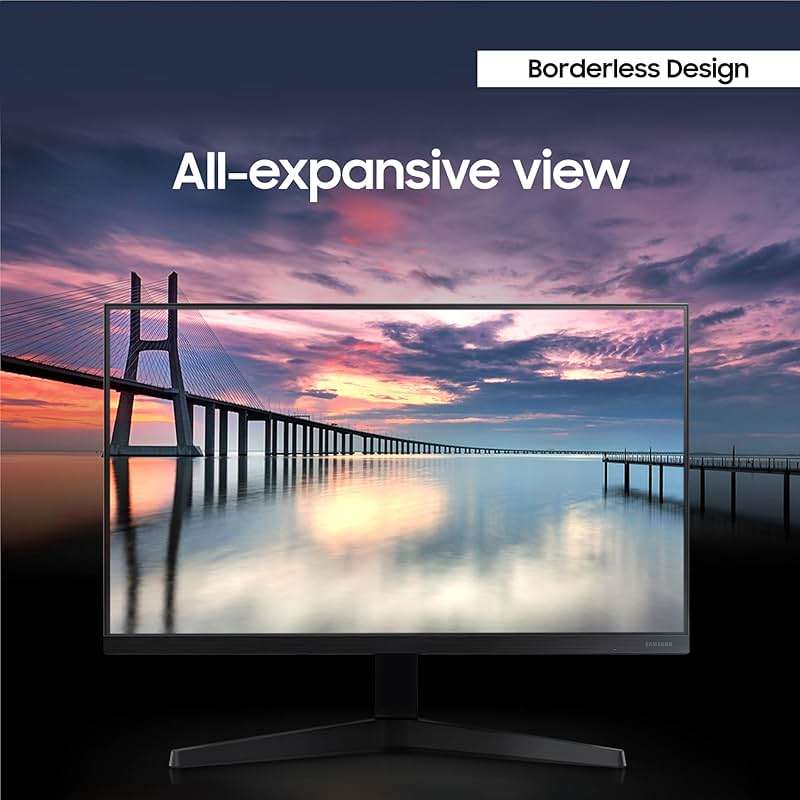 Samsung 27' T35F Series FHD 1080p Computer Monitor, 75Hz, IPS Panel, HDMI, VGA (D-Sub), AMD FreeSync, Wall Mountable, Game Mode, 3-Sided Border-Less, Eye Care, LF27T350FHNXZA - Image 5