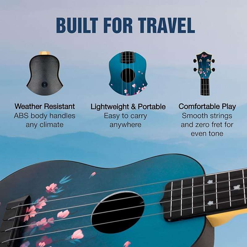 Sakura Soprano Travel Ukuele - Image 3
