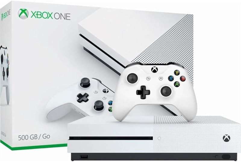 Microsoft - Xbox One S 500GB Console - White - ZQ9-00028 (Renewed) - Image 1