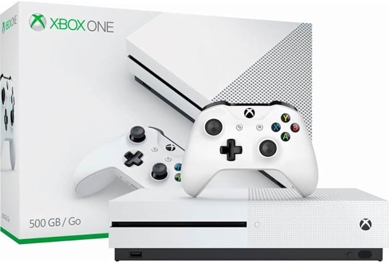 Microsoft - Xbox One S 500GB Console - White - ZQ9-00028 (Renewed) - Product Image