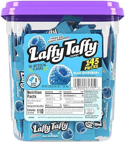 Laffy Taffy Candy Blue Raspberry and Banana Flavors, 290 Pieces - Image 2