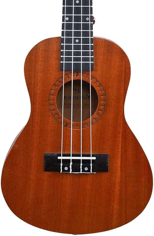 Kadence Concert Ukulele 23 Inch – Cinnamon Brown, Fluorocarbon Strings, Matte Finish with Strap & Bag (Spring Summer Collection) - Image 2
