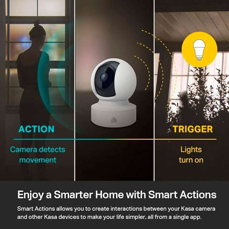 Kasa Indoor Pan/Tilt Smart Security Camera, 1080p HD Dog-Camera,2.4GHz with Night Vision,Motion Detection for Baby and Pet Monitor, Cloud & SD Card Storage, Works with Alexa& Google Home (EC70), White - Image 5