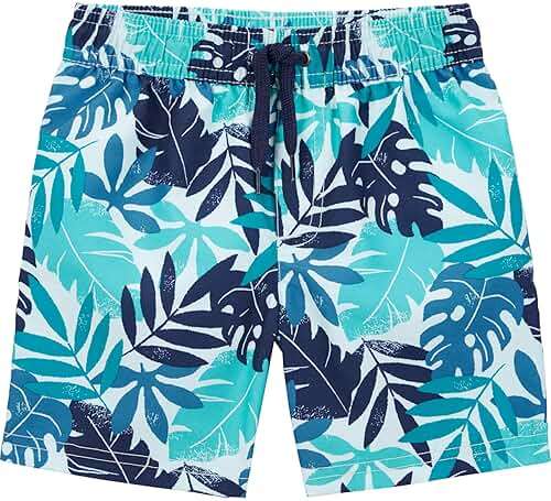 Simple Joys by Carter's Baby Boys' Swimsuit Trunk and Rashguard Set - Image 2