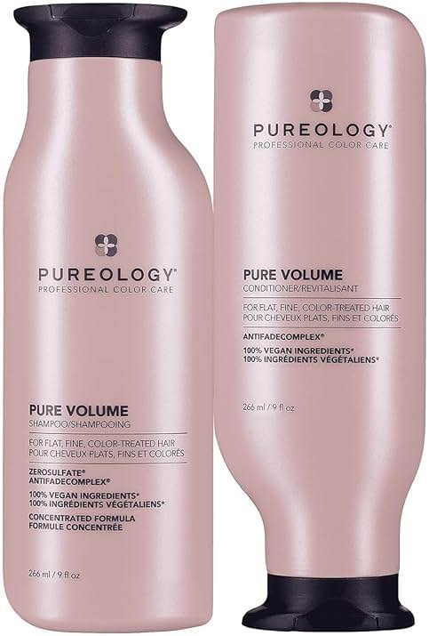 Pureology Pure Volume Shampoo and Conditioner Set - For Flat, Fine and Color-Treated Hair, Sulfate-Free - Product Image