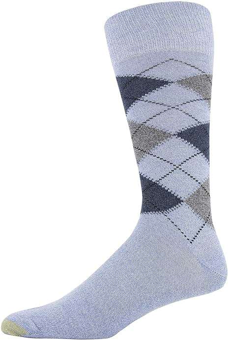 GOLDTOE Men's Campbell Argyle Crew Dress Socks, 6-pairs - Image 3