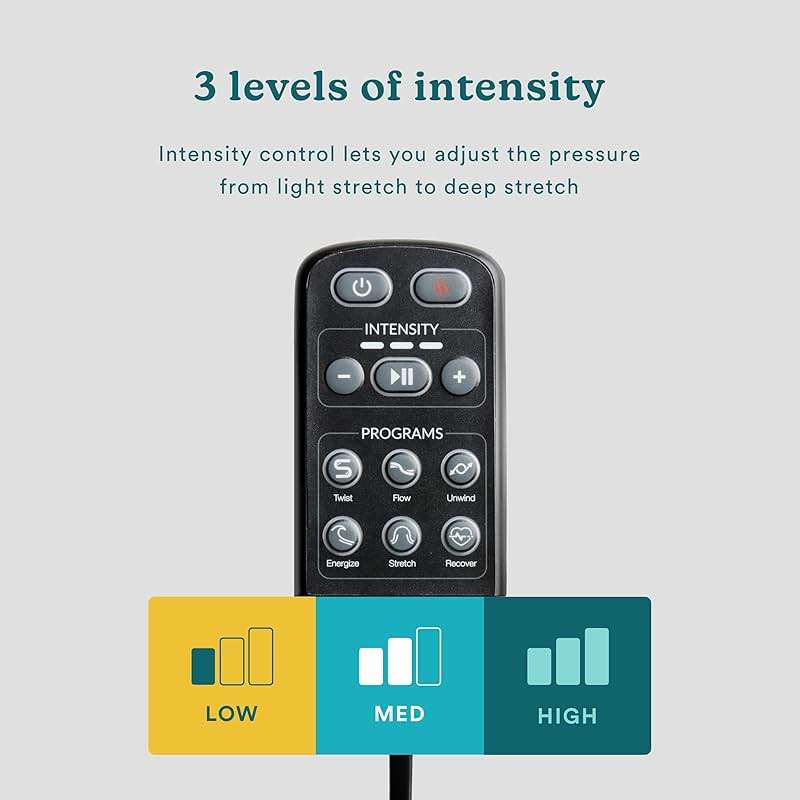 HoMedics Body Flex Back Stretching Mat with Heat, 6 Stretching Programs and 3 Intensity Levels with Removable Memory Foam Pillow for Full Body Coverage, Portable for Yoga, Athletes, Home Gym - Image 5