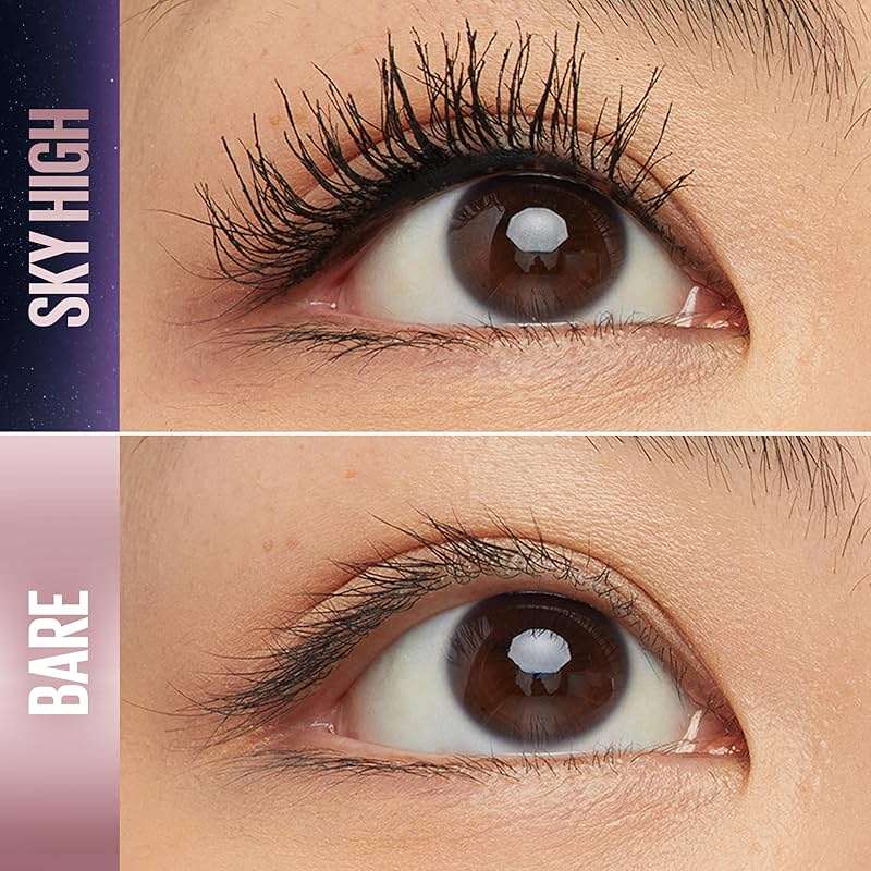 Maybelline Lash Sensational Sky High Waterproof Mascara Makeup, Volumizing, Lengthening, Defining, Curling, Multiplying, Buildable Formula, Very Black, 1 Count - Image 2