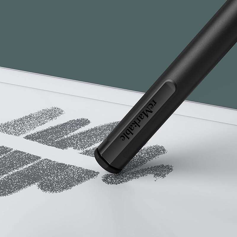 reMarkable Marker Plus The Official reMarkable 2 Pen with Eraser | 9 Felt Replacement Tips | Tilt Sensitivity and 4096 Levels of Pressure Sensitivity | - Image 7