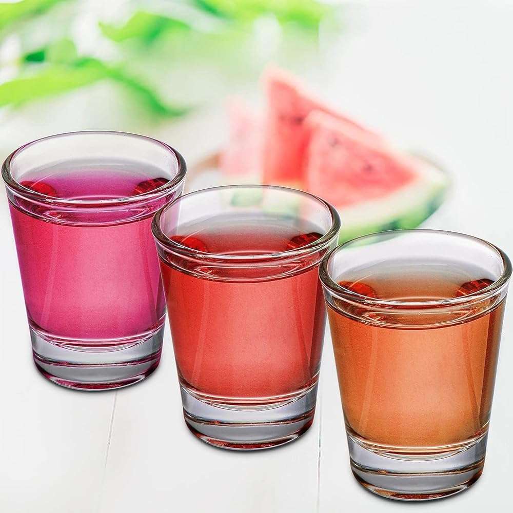 Tebery 30 Pcs 60ml Shot Glasses, 2oz Heavy Base Shot Glasses Sets, Round Glassware Shot Glass, Clear Glass for Vodka, Whiskey, Tequila, Espresso, Liquor - Image 6