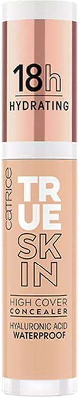 Catrice | True Skin High Cover Concealer (020 | Warm Beige) | Waterproof & Lightweight for Soft Matte Look | With Hyaluronic Acid & Lasts Up to 18 Hours | Vegan, Cruelty Free - Image 1