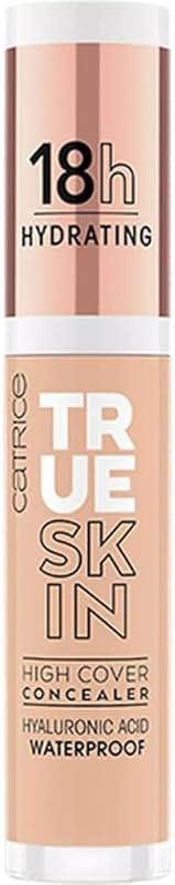 Catrice | True Skin High Cover Concealer (020 | Warm Beige) | Waterproof & Lightweight for Soft Matte Look | With Hyaluronic Acid & Lasts Up to 18 Hours | Vegan, Cruelty Free - Product Image