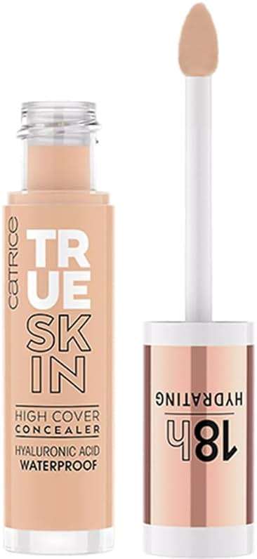 Catrice | True Skin High Cover Concealer (020 | Warm Beige) | Waterproof & Lightweight for Soft Matte Look | With Hyaluronic Acid & Lasts Up to 18 Hours | Vegan, Cruelty Free - Image 2
