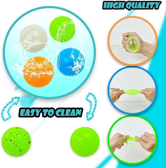 Glow in The Dark Sticky Balls that Stick to The Ceiling,Stress Balls for Kids and Adults,Glowing Sticky Ball,ASMR Cool Stuff for Teens,Elevated Ball,Glow Toys,LumiBalls,Stocking Stuffers(4Pcs) - Image 5