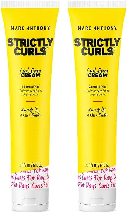 Marc Anthony Curl Cream with Shea Butter & Oils Defines & Softens Curly & Wavy Hair, Set of 2 - Image 1