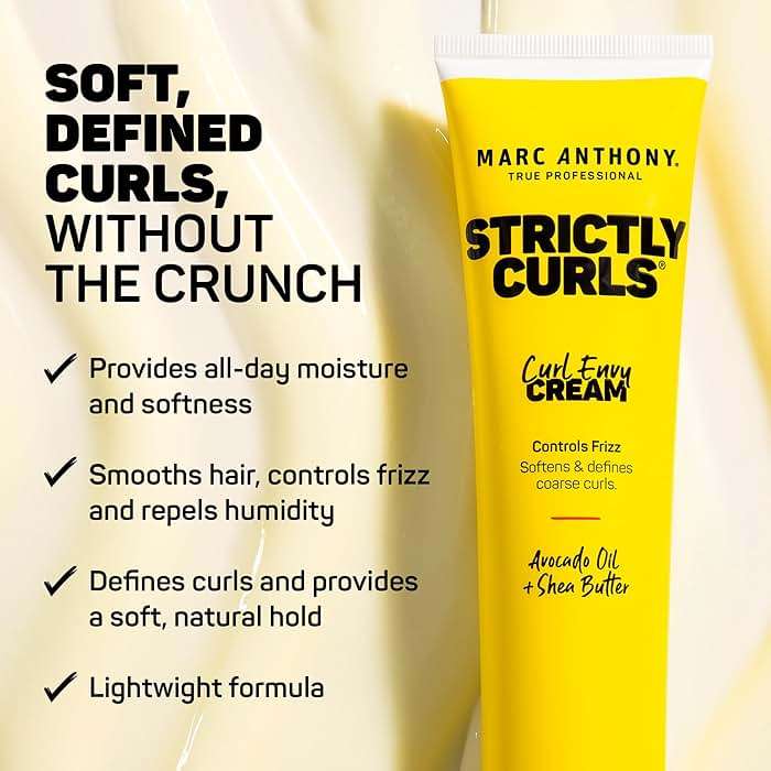 Marc Anthony Curl Cream with Shea Butter & Oils Defines & Softens Curly & Wavy Hair, Set of 2 - Image 2