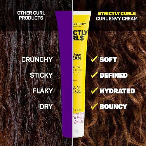 Marc Anthony Curl Cream with Shea Butter & Oils Defines & Softens Curly & Wavy Hair, Set of 2 - Image 3