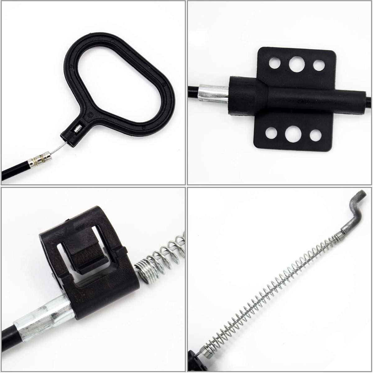 Nonley Sofa Recliner Cables, 2 Pack Couch Release Cables Recliner Replacement Parts D Ring Couch Recliner Pull Handle, Hook Exposed Cable with S Tip for Sofa, Black - Image 4