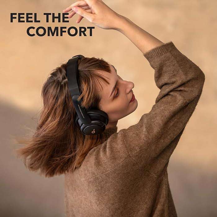 Soundcore Q30 by Anker, Hybrid Active Noise Cancelling Headphones, Multiple Modes, Hi-Res Audio, Custom EQ via App, 50H Playtime, Comfortable Fit, Bluetooth, Multipoint Connection - Image 2