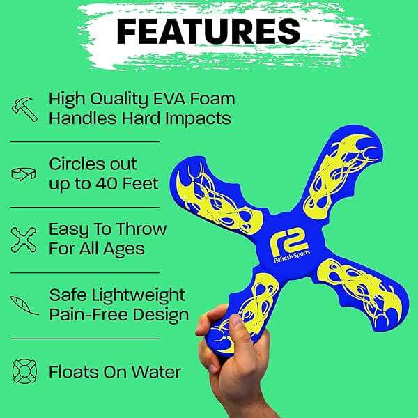 Fun Boomerang for Kids - Soft & Easy to Use - Outdoor Toys for Kids or Adults - Best Gifts for 6 7 8 9 10 Year Old Boys & Girls + 2026 Top Toys for Boys Age 8-12 - Fun Outdoor Toy for Boy Gift Ideas - Image 4