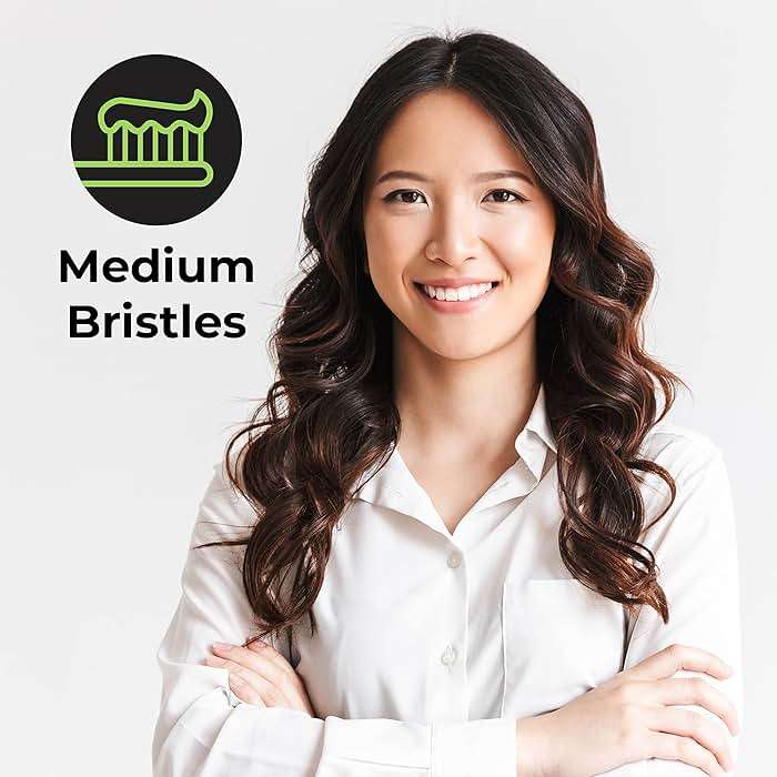 Reach Crystal Clean Toothbrush, Medium Bristles, 1 Count, Pack of 6 - Image 3