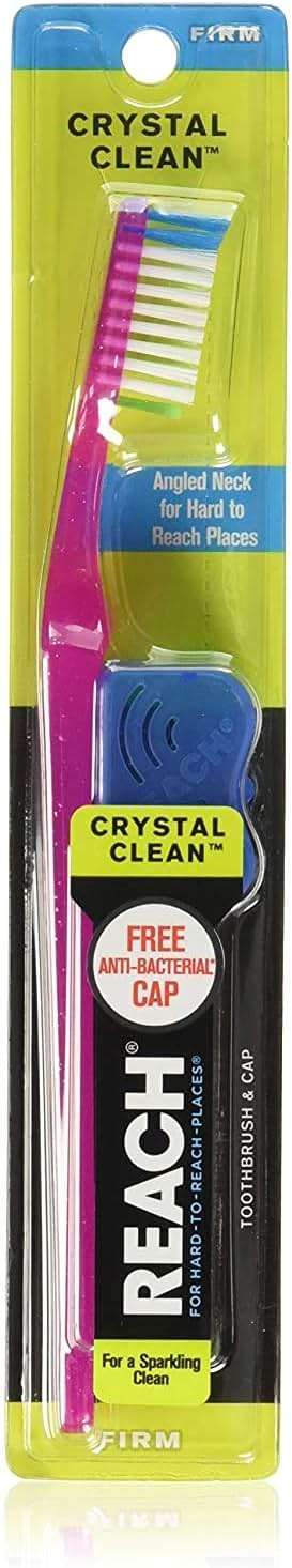 Reach Crystal Clean Toothbrush, Medium Bristles, 1 Count, Pack of 6 - Image 8