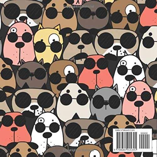 Paw Print Scrapbook Paper 20 sheet double sided 4 pattern: dog scrapbook paper pad - pet scrapbooking supplies - puppy pads collection kit for scrapbooking - Image 2