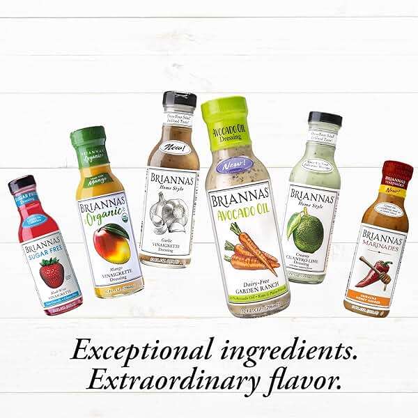 BRIANNAS - Organic Rich Poppy Seed Dressing - Certified Kosher & Organic Salad Dressing made with Premium Ingredients - 10 oz. Bottle - Image 5