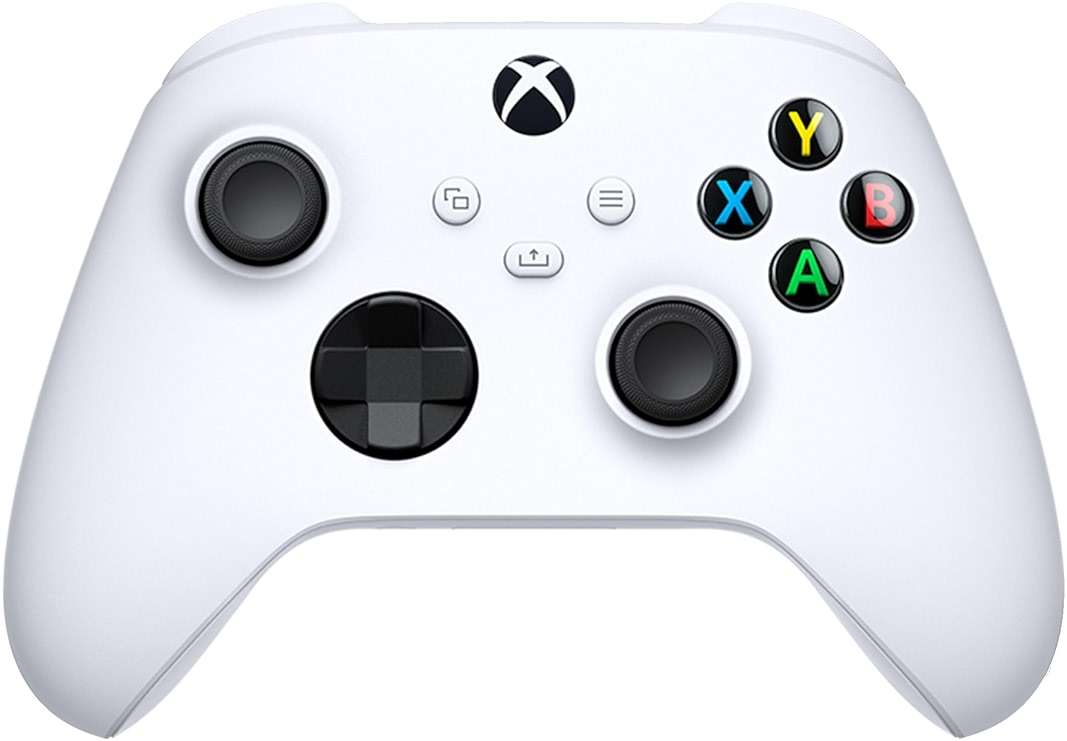 Xbox Core Wireless Gaming Controller – Robot White– X|S, One, Windows PC, Android, and iOS - Image 1