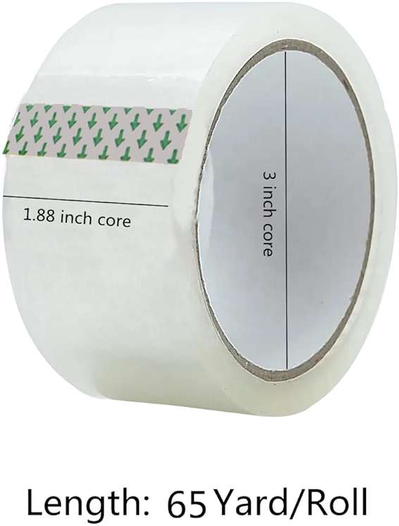 Minghaoda Clear Packing Tape (36 Rolls), Heavy Duty Packaging Tape for Shipping Packaging Moving Sealing, 2 inches Wide, 65 Yards Per Roll - Image 2