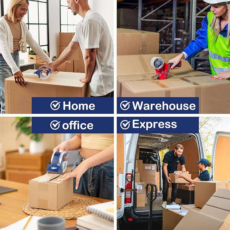 Minghaoda Clear Packing Tape (36 Rolls), Heavy Duty Packaging Tape for Shipping Packaging Moving Sealing, 2 inches Wide, 65 Yards Per Roll - Image 7