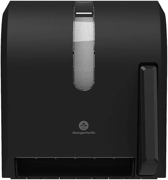 Georgia-Pacific Push Paddle Roll Paper Towel Dispenser by GP PRO, 54338A, Black - Image 5