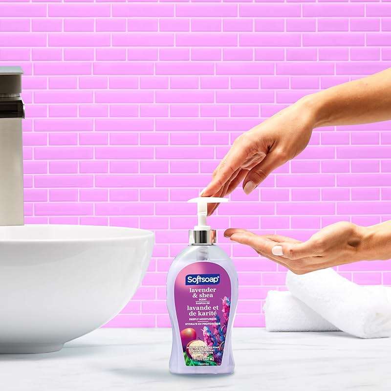 Softsoap Lavender & Shea Scent Liquid Hand Soap, Moisturizing Liquid Hand Soap, 11.25 Ounce, 6 Pack - Image 4