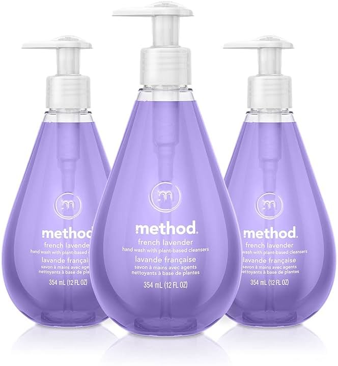 Method Gel Hand Wash, French Lavender, 12 fl oz (Pack of 3) - Product Image