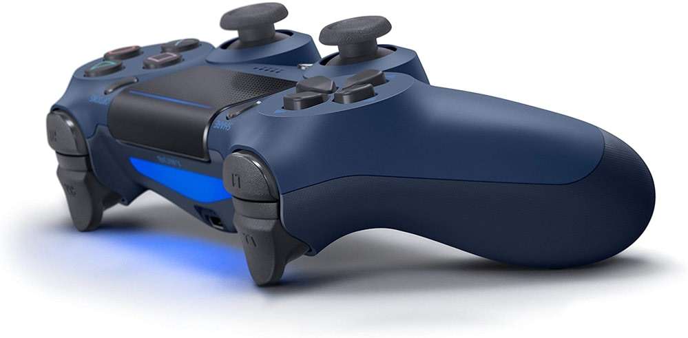 Sony DualShock 4 Wireless Controller - Midnight Blue - PlayStation 4 (Renewed) - Image 2