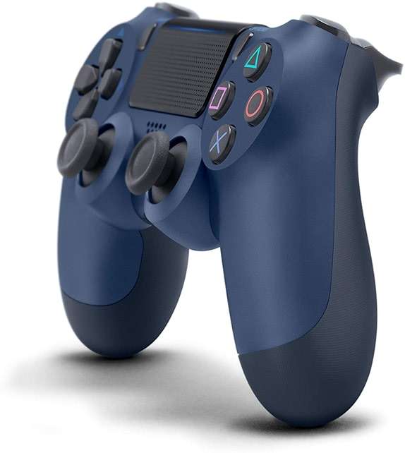 Sony DualShock 4 Wireless Controller - Midnight Blue - PlayStation 4 (Renewed) - Image 3