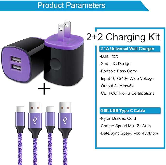 Fast Charger for Samsung Galaxy S26/S25/S24/S23/S23+/S22/S21/S21+/S21 Ultra/Note 20 Ultra/S20 FE 5G/S10 A36 A56 A16 A10E A50 A11 A21 A51 A71 A20 A14 A15, Phone Wall Charger Type C Fast Charging Cable - Image 2